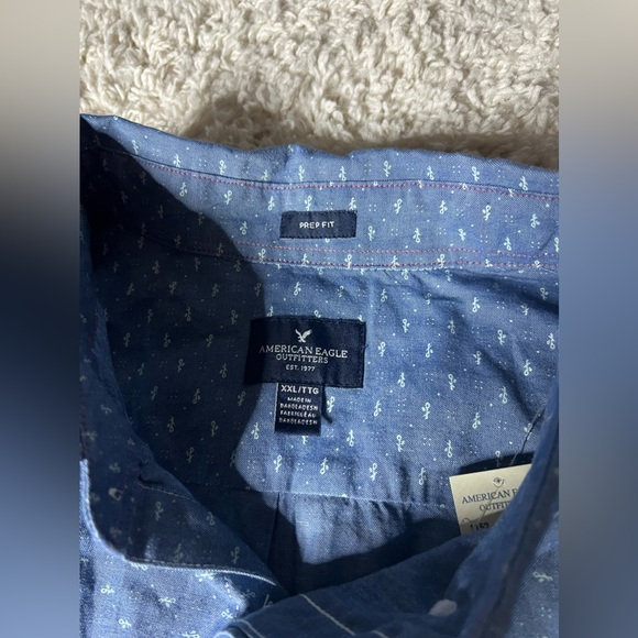 Men's XXL American Eagle Button Down NWT - Picture 5 of 6